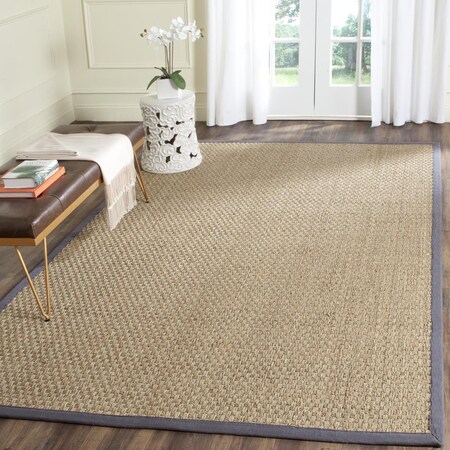 Safavieh Natural Fiber Oversized Area Rug Natural & Dark Grey - 11 x 15 ft. NF114Q-1115